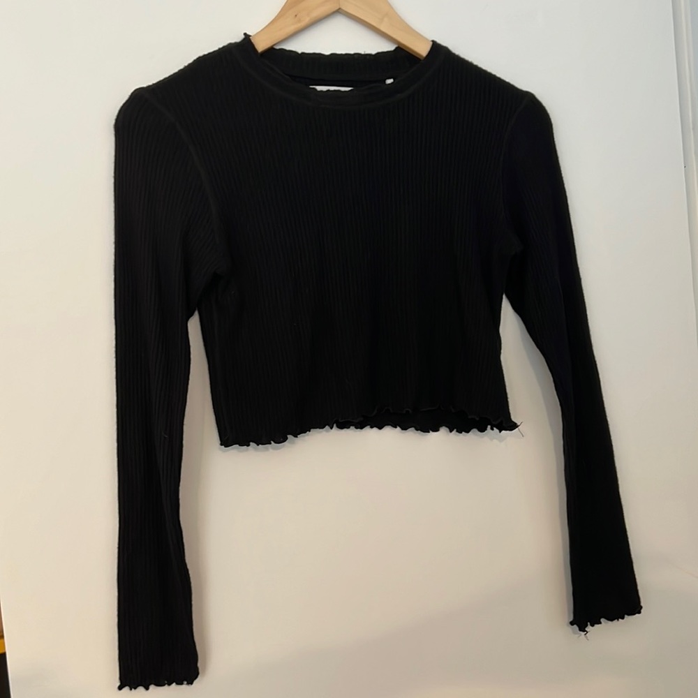 Joah Brown Black Long Sleeve Tee